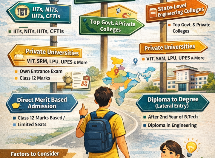 Where to Take Admission for B.Tech After Class 12: A Complete Guide for Engineering Aspirants