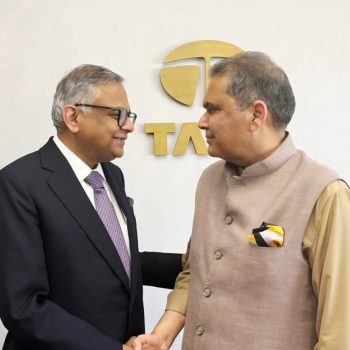 Punjab Industry Minister Sanjeev Arora Discusses Investment Opportunities in Punjab with Tata Sons Chairperson N. Chandrasekaran