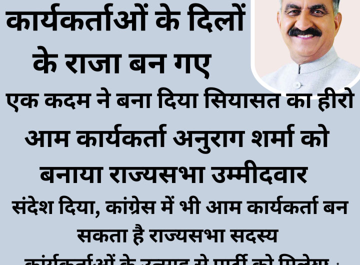 himachal cm Sukhu now became the king of the hearts of workers himachal news