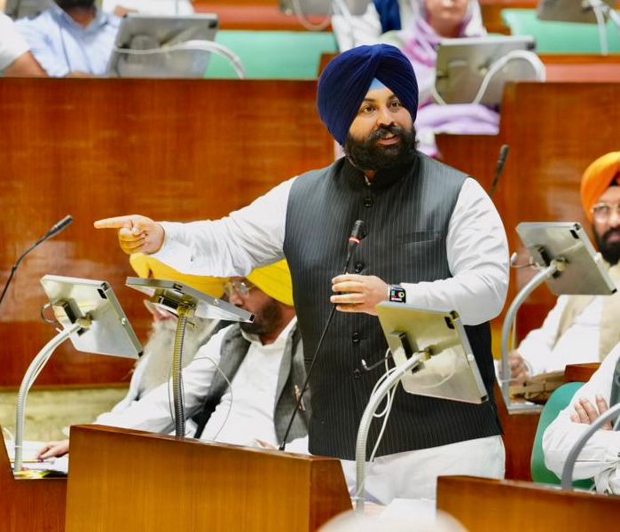 punjab news Harjot Singh Bains Tears Into Sukhpal Khaira for Derogatory Remark Against FM Cheema*